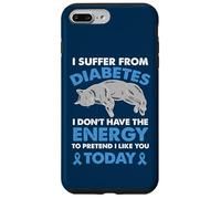 Je souffre de diabète, Je n'ai Pas d'énergie Coque pour iPhone 7 Plus/8 Plus