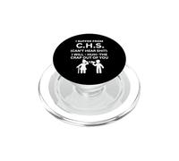 Je souffre du CHS, Je n'entends Pas l'humour à succès PopSockets PopGrip pour MagSafe