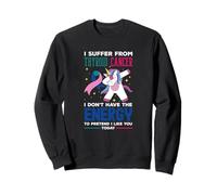 Je souffre d'un Cancer de la thyroïde, Je n'ai Pas d'énergie pour Faire Semblant Sweatshirt
