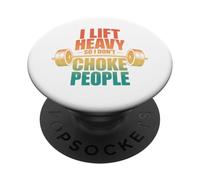 Je soulève des Objets Lourds pour Garder Mon Sang-Froid PopSockets PopGrip Adhésif