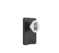 Je soulève des Objets Lourds pour Garder Mon Sang-Froid PopSockets PopWallet pour MagSafe