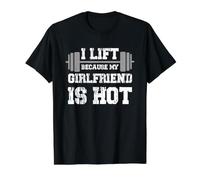 Je soulève Parce Que ma Copine Fait de la Musculation drôle et Sexy T-Shirt Graphique avec Valeur