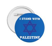 Je soutiens Israël, badge rond, médaille, broche, fournitures de fête, décoration de vacances