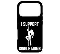 Je Soutiens la Conception Graphique Offensive et Rude des Mamans célibataires Coque pour iPhone 17 Pro