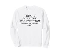 Je Soutiens la Protestation de la Constitution Sweatshirt