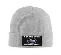 Je Soutiens Le Chapeau du Texas. Venez Le Prendre. Fil Barbelé. Que Dieu Bénisse Le Texas. Bonnet Tricoté Respirant Bonnet en Tricot Mode Chapeau pour Cyclisme Décontractée Temps Froid