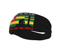 Je soutiens le drapeau du Togo et je m'agenouille pour la croix. Bandeau de sport antidérapant pour homme et femme, idéal pour la gym, le basket-ball, le yoga.