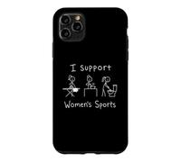 Je Soutiens Le Sport féminin, Les rôles de Genre sarcastiques et Les Hommes Coque pour iPhone 11 Pro Max