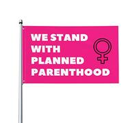 Je soutiens Planned Parenthood #Istandwithpp Nous sommes avec le drapeau Planned Parenthood Drapeau de 3 x 5 pieds avec œillets en métal Drapeaux de cour Bannières Panneau de cour