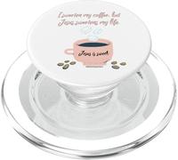 Je sucris mon café mais Jésus adoucit ma vie chrétienne PopSockets PopGrip pour MagSafe