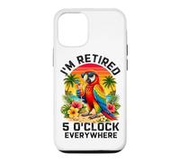 Je suis à la Retraite à 17 Heures, Partout où Parrot Prend sa Retraite Coque pour iPhone 12/12 Pro
