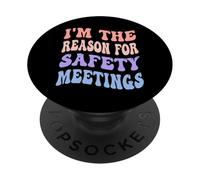 Je suis à l'origine des réunions sur la sécurité, des collègues fauteurs de problèmes PopSockets PopGrip Adhésif