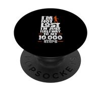 Je suis À Mi-Chemin De Mes 10 000 Pas Étape 10000 Étapes PopSockets PopGrip Adhésif