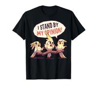 Je suis à Mon Avis. Design drôle d'oiseaux de Poche. T-Shirt