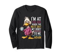 Je suis à Un âge où Le lendemain Mon Corps chuchote, drôle de Canard Qui vieillit Manche Longue