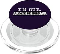 Je suis Absent, s'il Vous plaît, Soyez Normal, Citation PopSockets PopGrip pour MagSafe