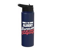 Je suis Albert : le langage sarcastique dit un nom drôle d'Albert Stainless Steel Insulated Water Bottle
