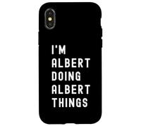 Je suis Albert Qui Fait des Choses à Albert Coque pour iPhone X/XS