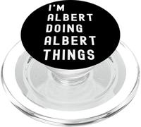 Je suis Albert Qui Fait des Choses à Albert PopSockets PopGrip pour MagSafe