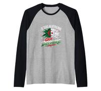 Je suis ALGÉRIENNE Qui DÉCHIRE Manche Raglan