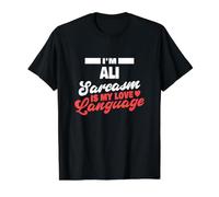 Je suis Ali : Le langage Sarcastique Dit Un nom drôle d'Ali T-Shirt Graphique avec Valeur