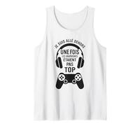 Je suis allé Dehors Une Fois Humour Jeux vidéo Gamer rétro Débardeur