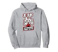 Je suis Allé Dehors Une Fois Les Graphismes Étaient Pas Top Sweat à Capuche, Unisexe pour Adultes, Gris Chiné, XL