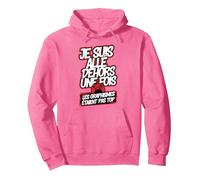 Je suis Allé Dehors Une Fois Les Graphismes Étaient Pas Top Sweat à Capuche, Unisexe pour Adultes, Rose Vif, XXL