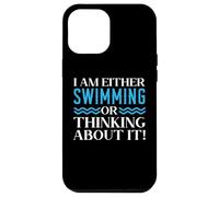 Je suis amateur de natation ou j'y pense Coque pour iPhone 12 Pro Max