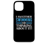 Je suis amateur de natation ou j'y pense Coque pour iPhone 13
