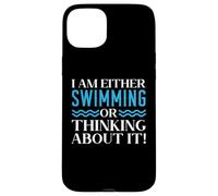 Je suis amateur de natation ou j'y pense Coque pour iPhone 15 Plus