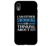 Je suis amateur de natation ou j'y pense Coque pour iPhone XR