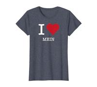 Je suis Amoureux de Moi, Je m'aime T-Shirt, Femme, Bleu Chiné, S