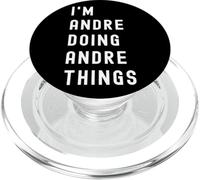 Je suis Andre Qui Fait des Choses à Andre PopSockets PopGrip pour MagSafe