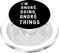Je suis André Qui Fait des Choses à André PopSockets PopGrip pour MagSafe
