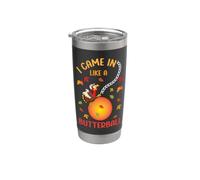 Je suis arrivée comme une boule d'amis en train de donner un Thanksgiving amusant Gobelet isotherme en acier inoxydable double paroi