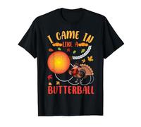 Je suis arrivée comme Une Boule d'amis en Train de Donner Un Thanksgiving Amusant T-Shirt Graphique avec Valeur, Homme, Noir, M