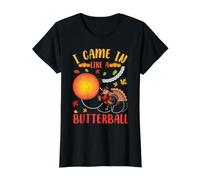 Je suis arrivée comme Une Boule d'amis en Train de Donner Un Thanksgiving Amusant T-Shirt Graphique avec Valeur, Femme, Noir, XS