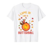 Je suis arrivée comme Une Boule d'amis en Train de Donner Un Thanksgiving Amusant T-Shirt Graphique avec Valeur, Homme, Blanc, M