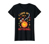 Je suis arrivée comme Une Boule d'amis en Train de Donner Un Thanksgiving Amusant T-Shirt Graphique avec Valeur, Femme, Noir, S