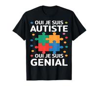 Je Suis Autiste Cadeau Autisme Puzzle Neurodiversité T-Shirt