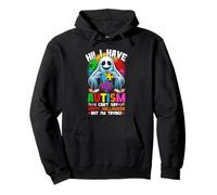 Je suis autiste Les Enfants autistes ne Peuvent Pas dire Joyeux Halloween Sweat à Capuche