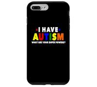 Je suis autiste : quels sont Vos Super pouvoirs ? Sensibilisation à l'Autisme Coque pour iPhone 7 Plus/8 Plus