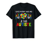 Je Suis Autiste Sensibilisation Autisme Autiste Cade T-Shirt