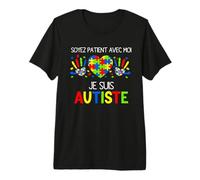 Je suis Autiste Sensibilisation Autisme Autiste Cade T-Shirt Haut de Gamme