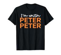 Je suis avec Le Couple d'halloween Peter Jack O Lantern Pumpkin Eater T-Shirt