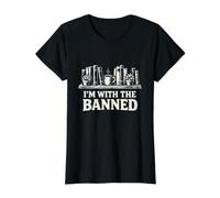 Je suis avec The Banned Books Reader Protest Later T-Shirt Graphique avec Valeur