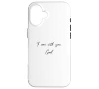 Je suis avec toi - Dieu - Jésus-Christ t'aime Coque pour iPhone 16