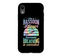 Je suis basson Parce Que la Respiration est surestimée Coque pour iPhone XR