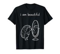 Je suis Beau Meme Hérisson Miroir Brainrot Humour T-Shirt